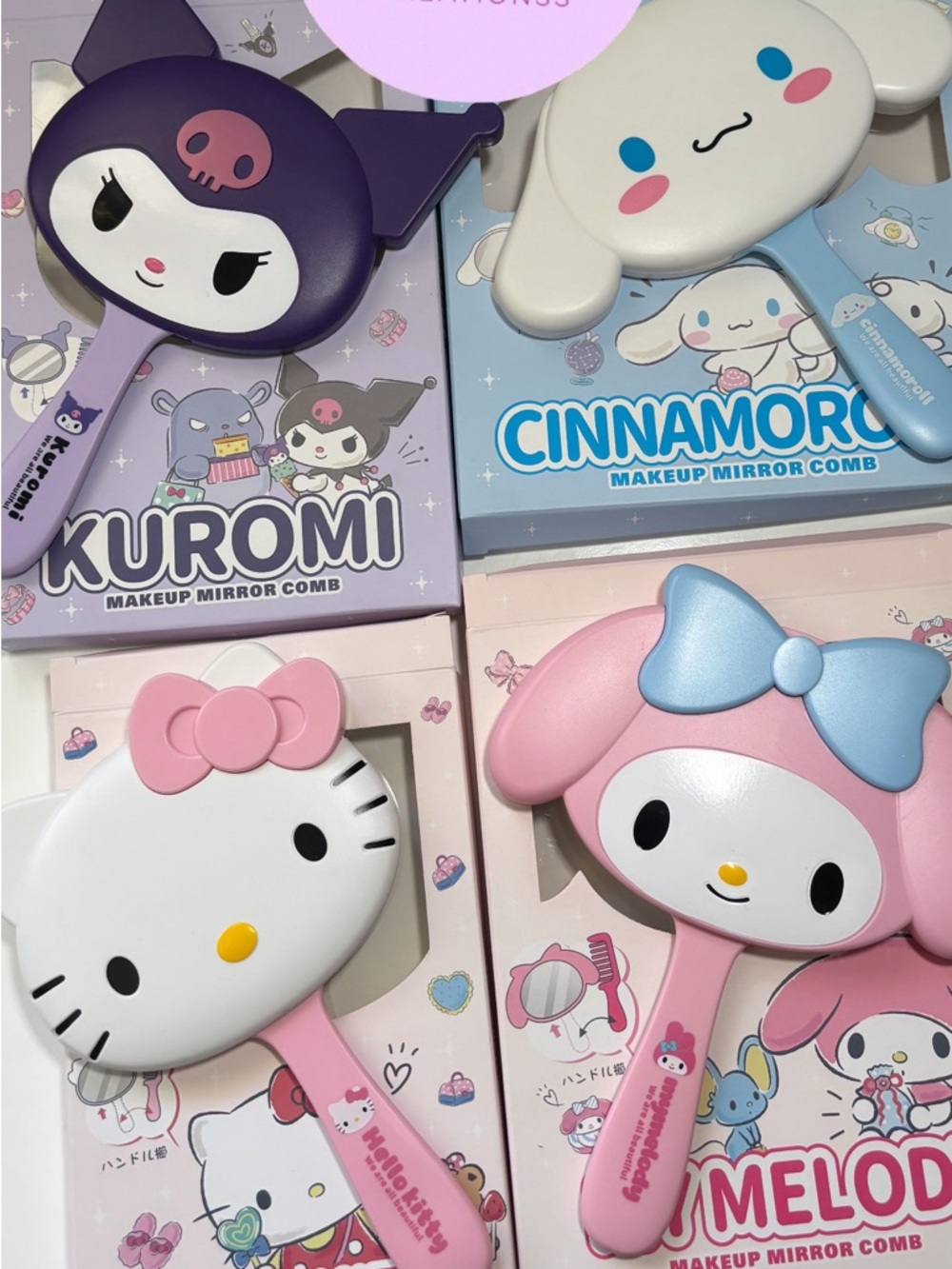 2 in 1 Sanrio Mirror/Comb